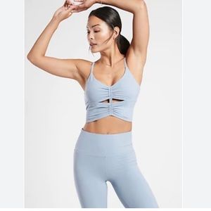 Athleta let’s Cinch longline bra A-C